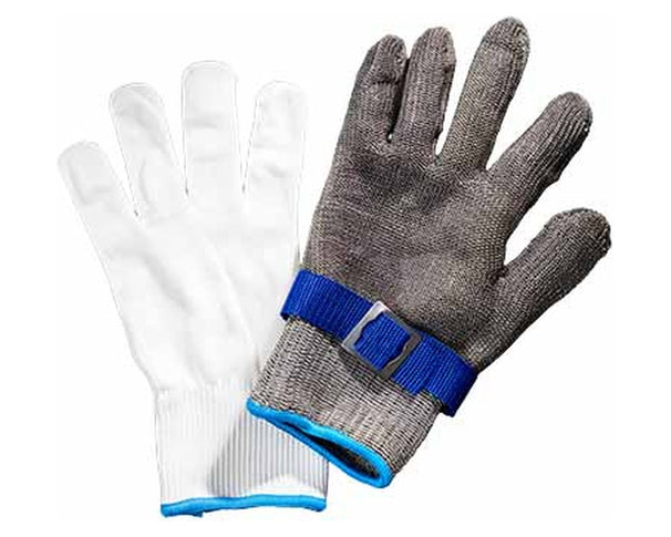 Crafts La Marée Austernhandschuh / Schnittfester Handschuh - Stahlgewebe - Größe XL