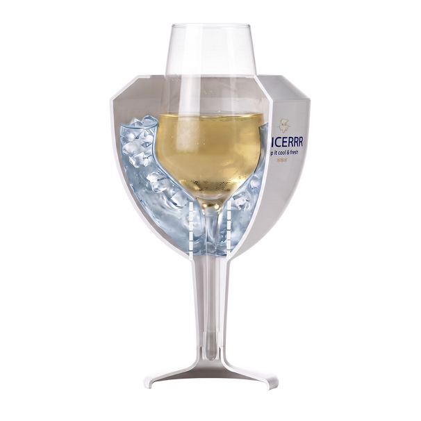 GLICERRR Weinglaskühler- und Halterset + Glas