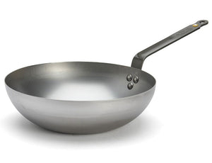De Buyer Wokpfanne Mineral B Element - ø 28 cm / 3 Liter - ohne Antihaftbeschichtung
