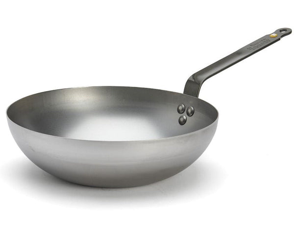 De Buyer Wokpfanne Mineral B Element - ø 28 cm / 3 Liter - ohne Antihaftbeschichtung