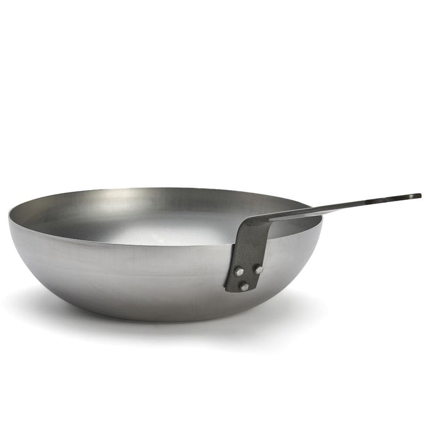 De Buyer Wokpfanne Mineral B Element - ø 28 cm / 3 Liter - ohne Antihaftbeschichtung