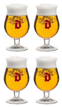 Duvel Biergläser 330 ml - 4 Stück