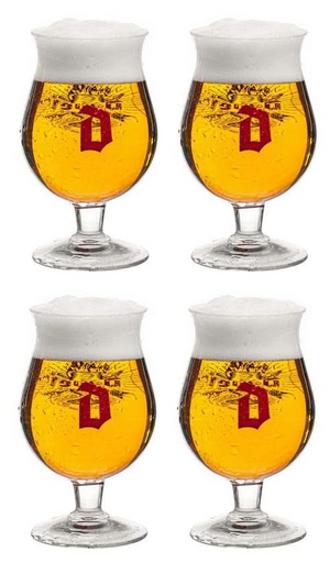 Duvel Biergläser 330 ml - 4 Stück