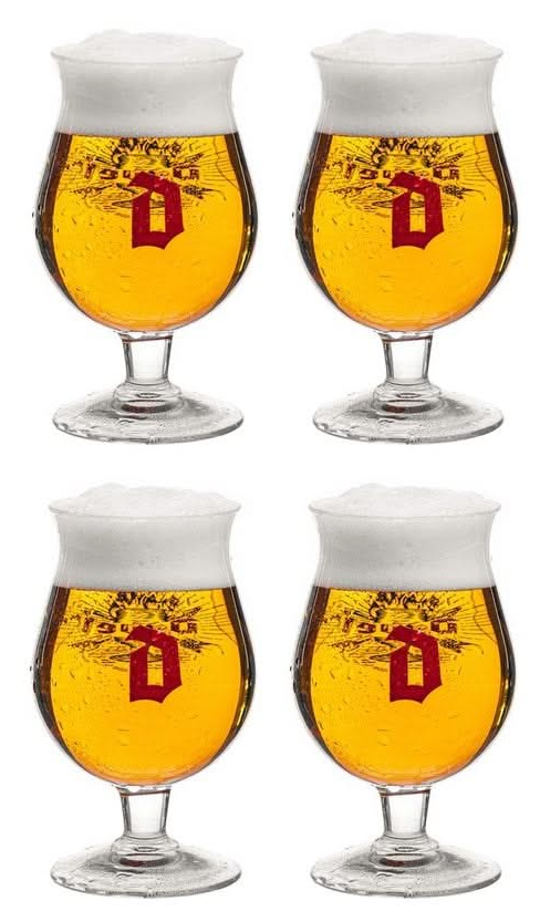 Duvel Biergläser 330 ml - 4 Stück