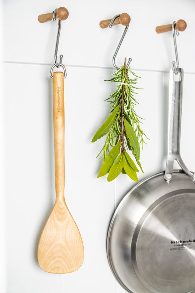 KitchenAid Spatel Core Birkenholz 33 cm - Pfannenwender für Antihaftpfannen