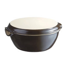 Emile Henry Brotbackform rund - Keramik - Fusain - ø 29,5 cm / 5,2 Liter