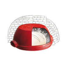 Emile Henry Brotbackform rund - Keramik - Fusain - ø 29,5 cm / 5,2 Liter