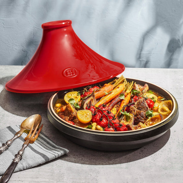 Emile Henry Tajine Delight - Grand Cru - Induktionsgeeignet - ø 33.5 cm / 4 Liter