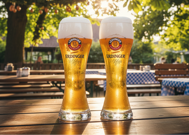 Erdinger Biergläser Weizen 500 ml - 4 Stück
