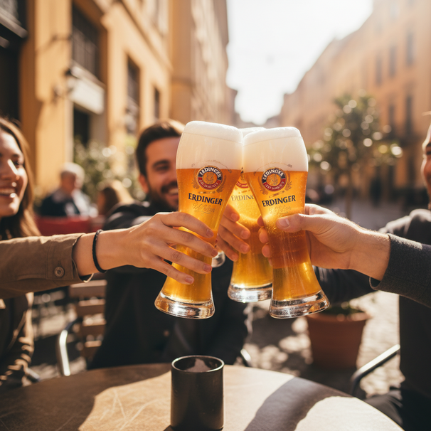 Erdinger Weizenbiergläser - 500 ml - 2 Stück