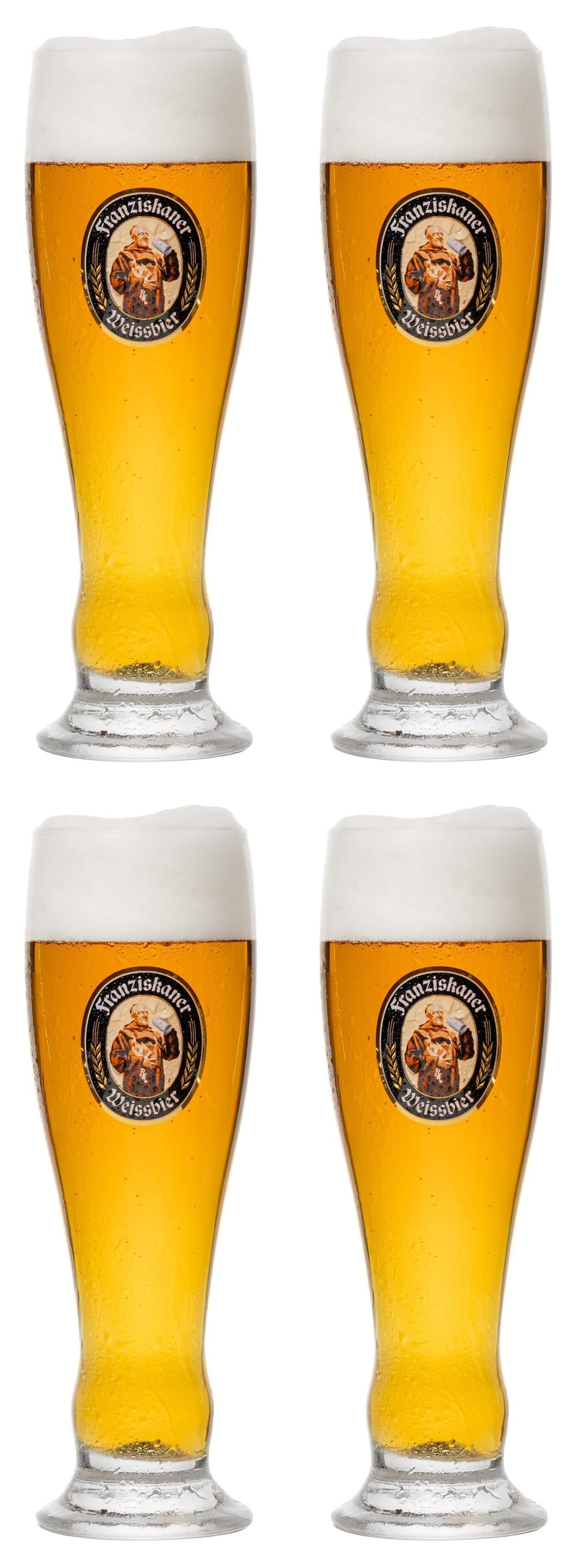 Franziskaner Biergläser Weizen 500 ml - 4 Stück