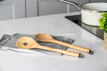 KitchenAid Salatbesteck Core Birkenholz 2-teilig 33 cm - Servieren