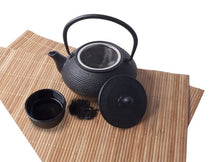 Cookinglife Teekanne Arare mit Edelstahlfilter - Gusseisen Schwarz - 800 ml
