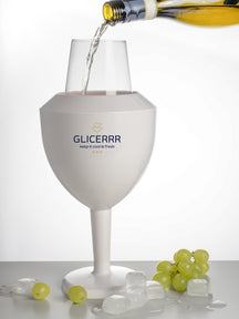 GLICERRR Weinglaskühler- und Halterset + Glas
