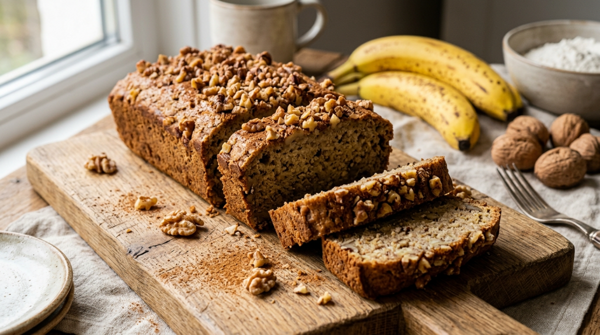 Saftig, nussig und von Natur aus glutenfrei im Ofen gebacken.