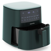 GreenPan Heißluftfritteuse Bistro XXL - Pine Green - 7.2 Liter - PFAS-frei