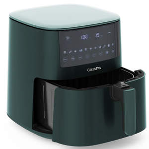 GreenPan Heißluftfritteuse Bistro XXL - Pine Green - 7.2 Liter - PFAS-frei