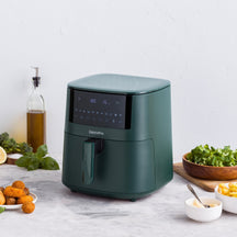 GreenPan Heißluftfritteuse Bistro XXL - Pine Green - 7.2 Liter - PFAS-frei
