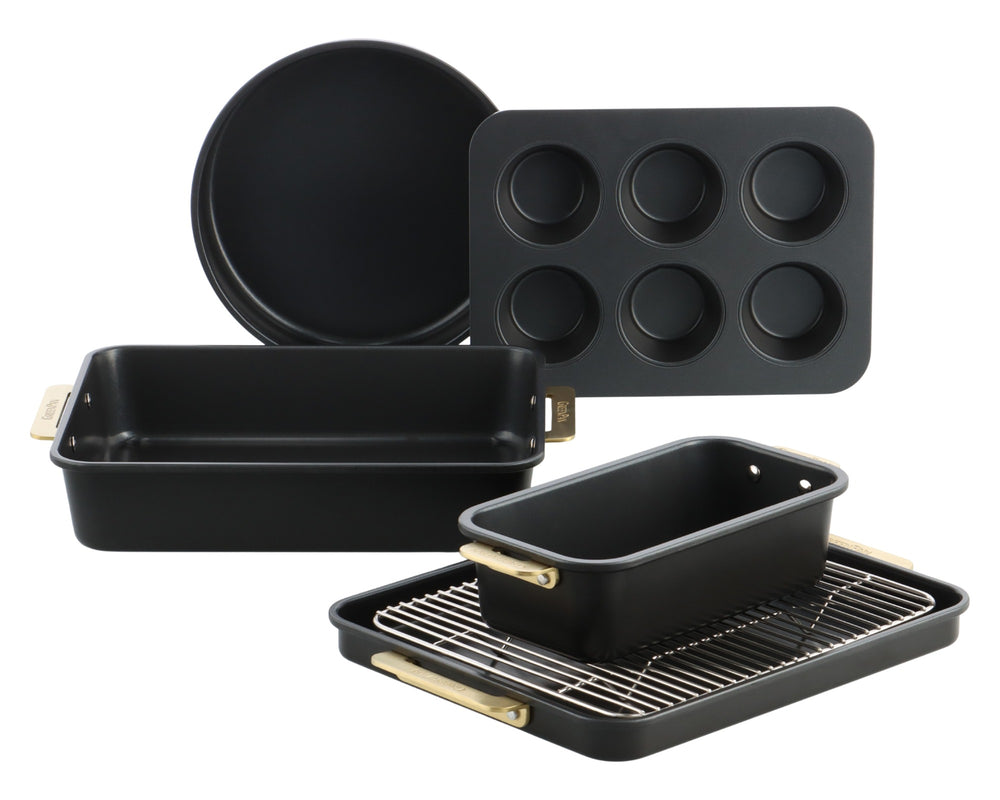 GreenPan Bakset Padova Reserve Black 6-delig
