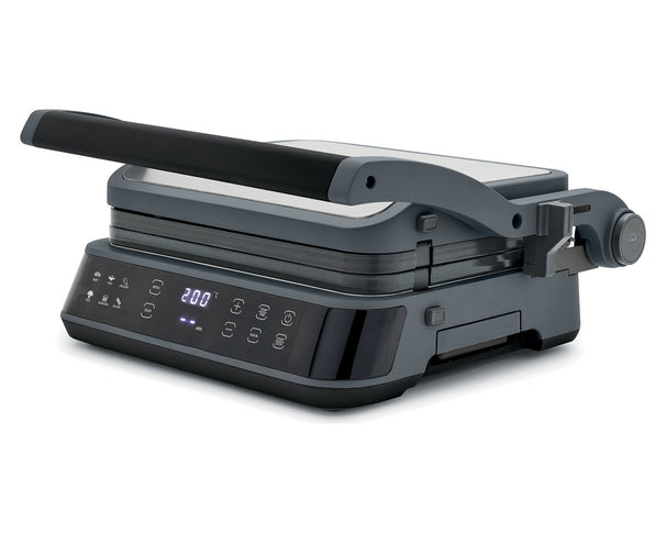 GreenPan Kontaktgrill Advanced Grill Digital - Wendbare Grill- und Bratplatten - Grau