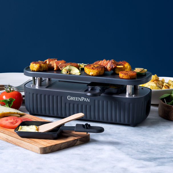 GreenPan Gourmet-Set Silhouette Connect Oxford Blue - koppelbar - keramische Antihaftbeschichtung