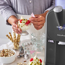 GreenPan Eismaschine Frost - Grau - Softeis, Speiseeis, Slushies, Milchshakes & Smoothies - 1.8 Liter