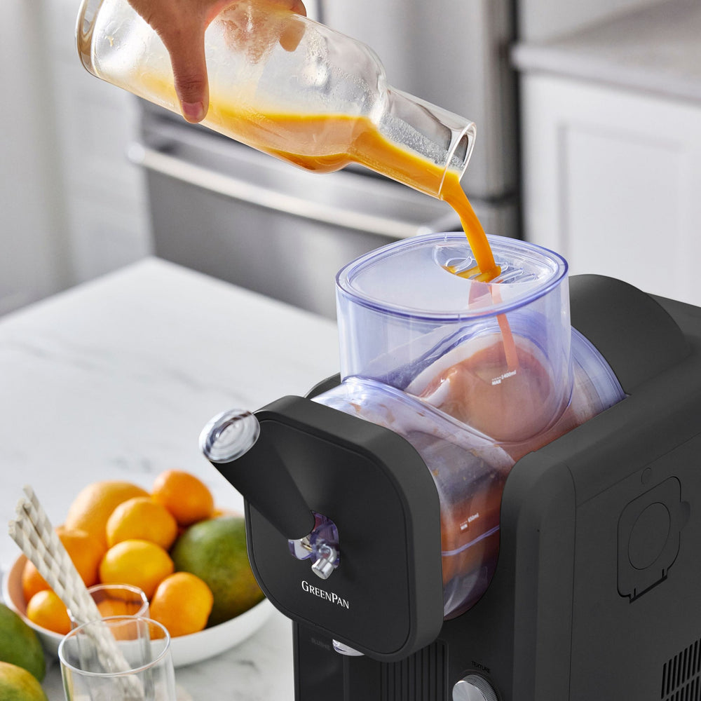 GreenPan Eismaschine Frost - Grau - Softeis, Speiseeis, Slushies, Milchshakes & Smoothies - 1.8 Liter
