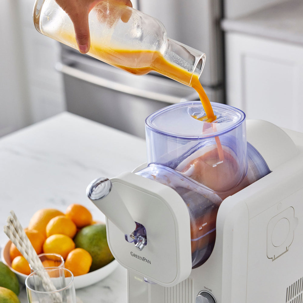 GreenPan Eismaschine Frost - Weiß - Softeis, Speiseeis, Slushies, Milkshakes & Smoothies - 1.8 Liter