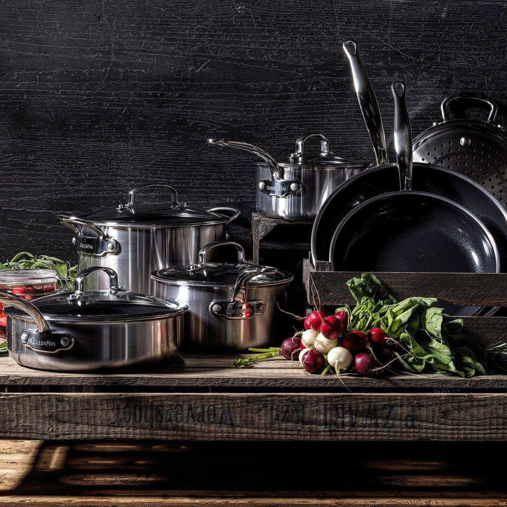 GreenPan Koekenpan Premiere RVS ø 28 cm - sfeerbeeld 2