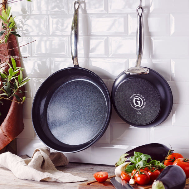 GreenPan Bratpfannenset Barcelona Pro 2-teilig - ø 20 & 28 cm - keramische Antihaftbeschichtung