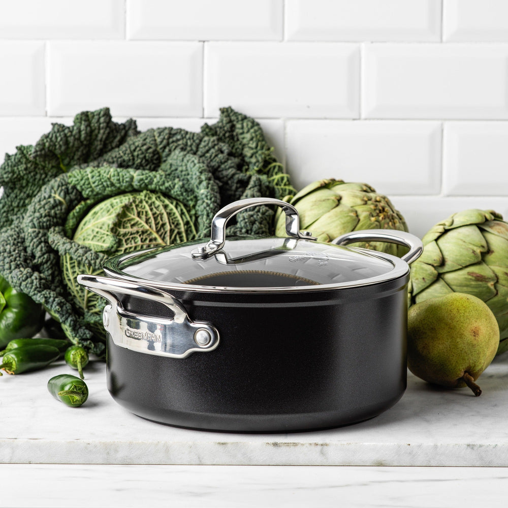 GreenPan Kookpan Barcelona Pro Zwart ø 20 cm / 3.1 Liter - sfeerbeeld 1