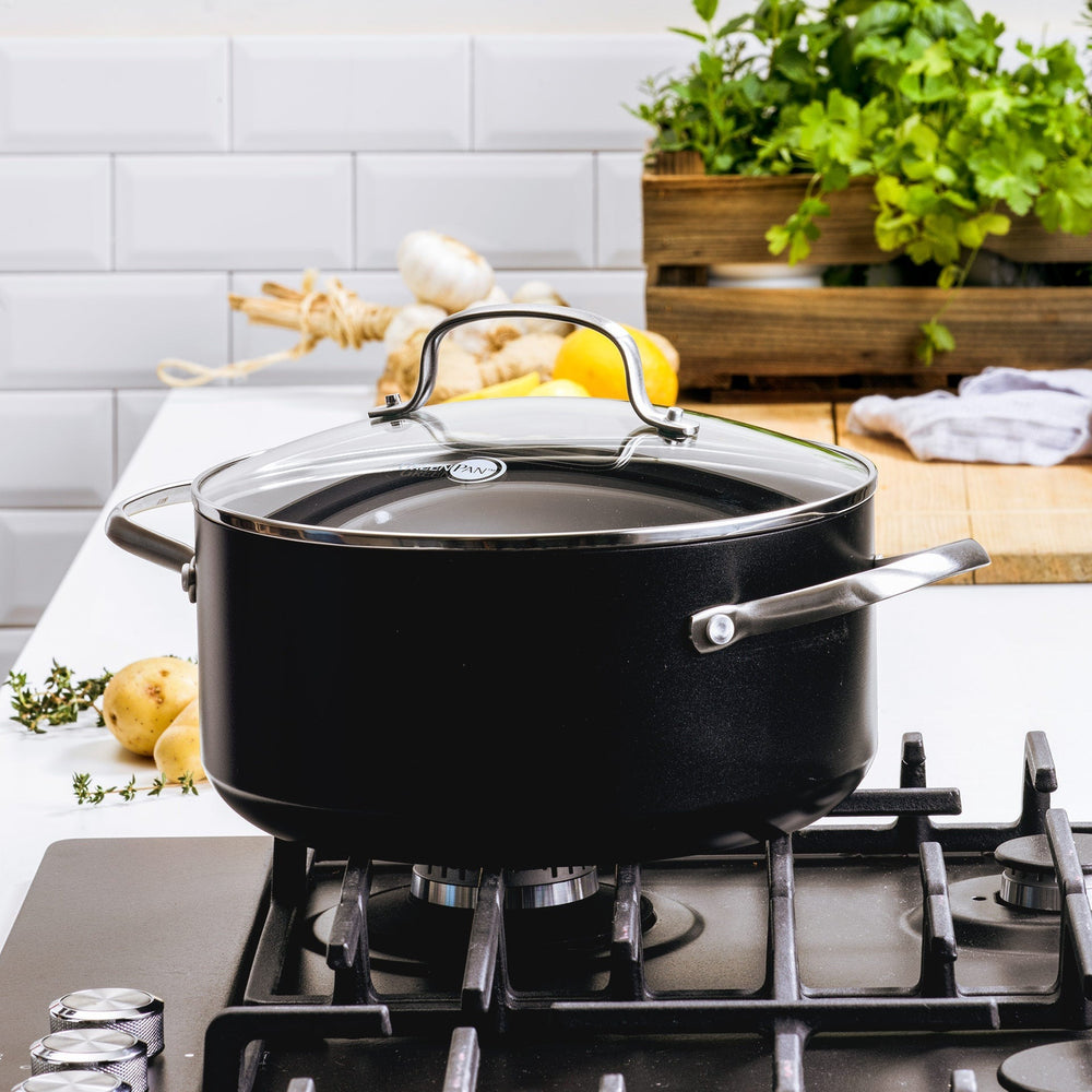 GreenPan Kookpan Copenhagen Zwart ø 20 cm / 3.3 Liter - sfeerbeeld 1