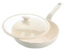 GreenPan Wokpfanne mit Deckel Essence Pro Clay ø 28 cm / 3,69 Liter - keramische Antihaftbeschichtung