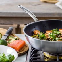 GreenPan Wokpan Premiere RVS ø 30 cm / 4.7 Liter - sfeerbeeld 4