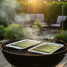 Cookinglife Grill-Aluminiumschalen / Grillblech / Grillschale 28 x 23 cm – 5 Stück