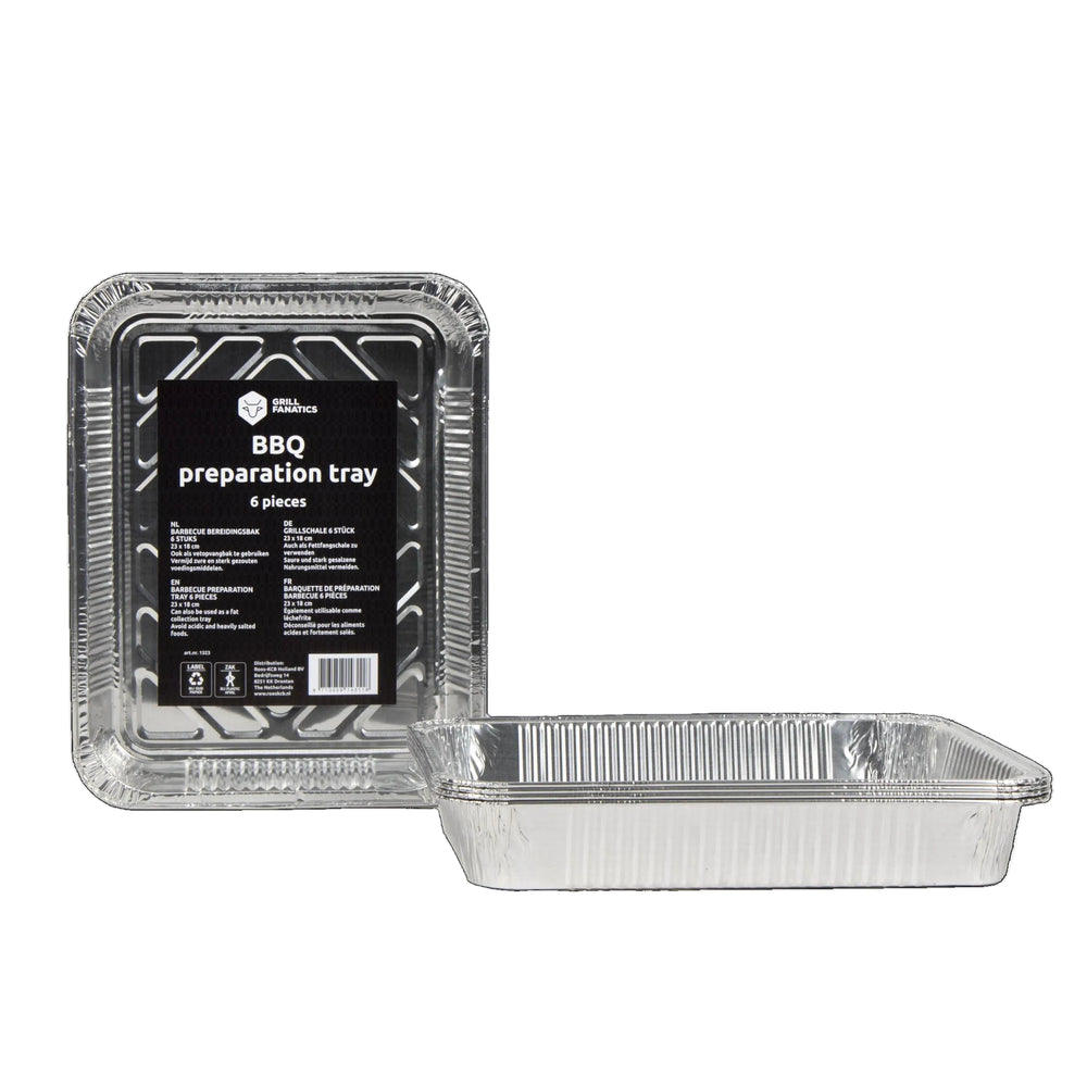 Cookinglife Grill-Aluminiumbleche / Grillroste – 23 x 18 cm – 18 Stück