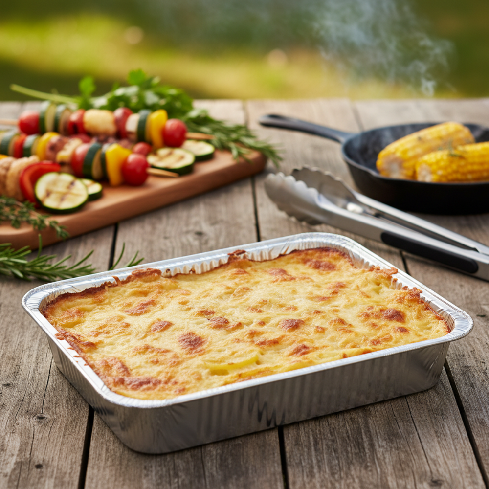 Cookinglife Grill-Aluminiumbleche / Grillroste – 23 x 18 cm – 18 Stück