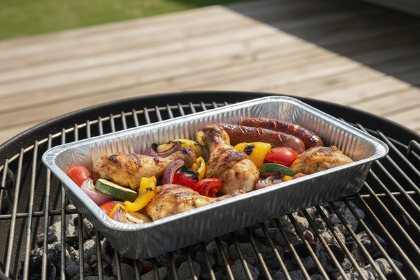Cookinglife Grill-Aluminiumbleche / Grillroste – 34 x 21 cm – 18 Stück