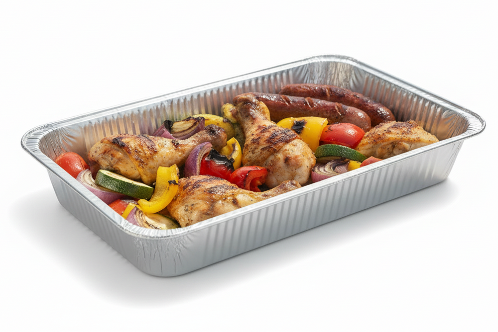Cookinglife Grill-Aluminiumbleche / Grillroste – 34 x 21 cm – 18 Stück