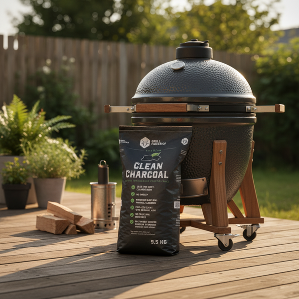 Cookinglife Grill Holzkohle / Holzkohlereiniger – 9,5 kg – Rauchfrei