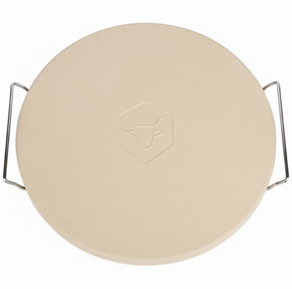 Cookinglife Grill-Pizzastein mit Halterung ø 38 cm