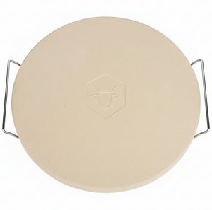 Cookinglife Grill-Pizzastein mit Halterung ø 38 cm