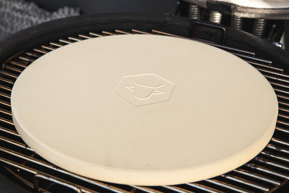 Cookinglife Grill-Pizzastein mit Halterung ø 38 cm
