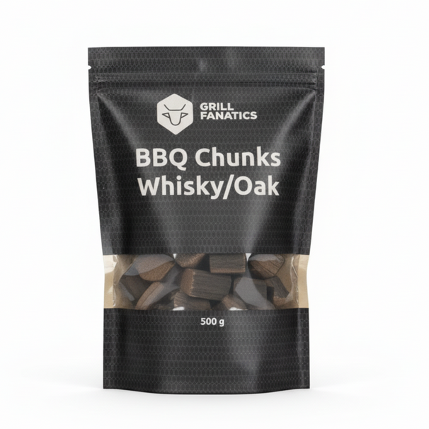 Cookinglife Grill-Räucherholzstücke – Whiskey/Eiche – 500 Gramm