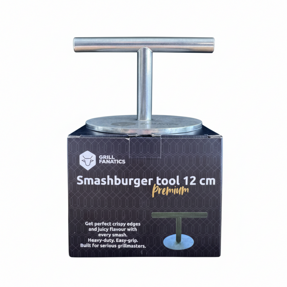 Cookinglife Grill Smashburger Presse / Hamburgerpresse - Premium - Edelstahl - ø 12 cm