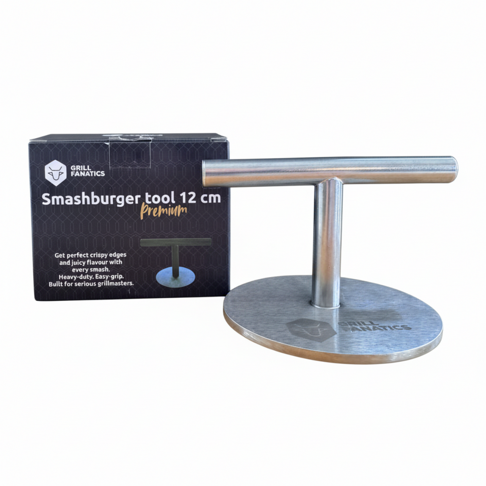 Cookinglife Grill Smashburger Presse / Hamburgerpresse - Premium - Edelstahl - ø 12 cm