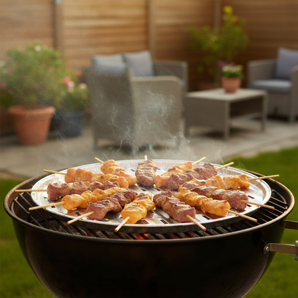 Cookinglife Grill BBQ Grillschale / BBQ Grillblech ø 34 cm - 15 Stück