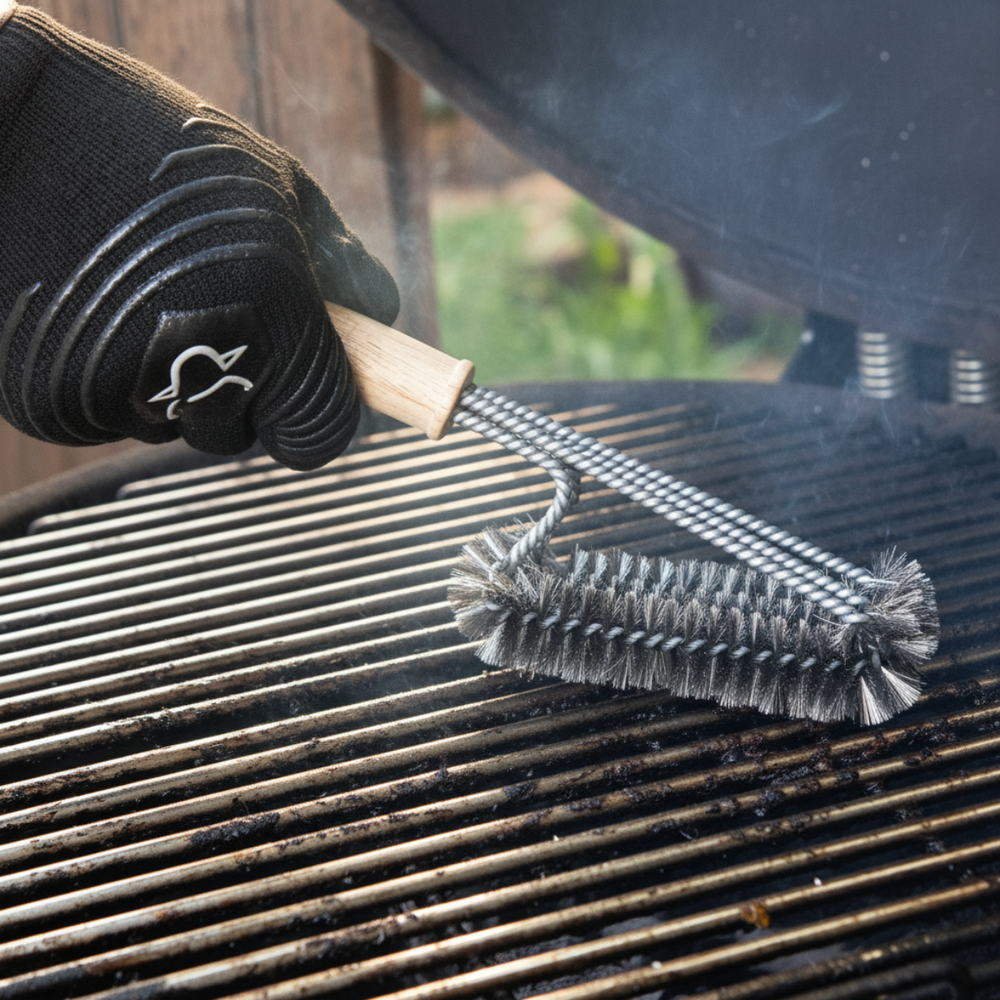 Cookinglife Grill-Reinigungsbürste mit 3 Köpfen