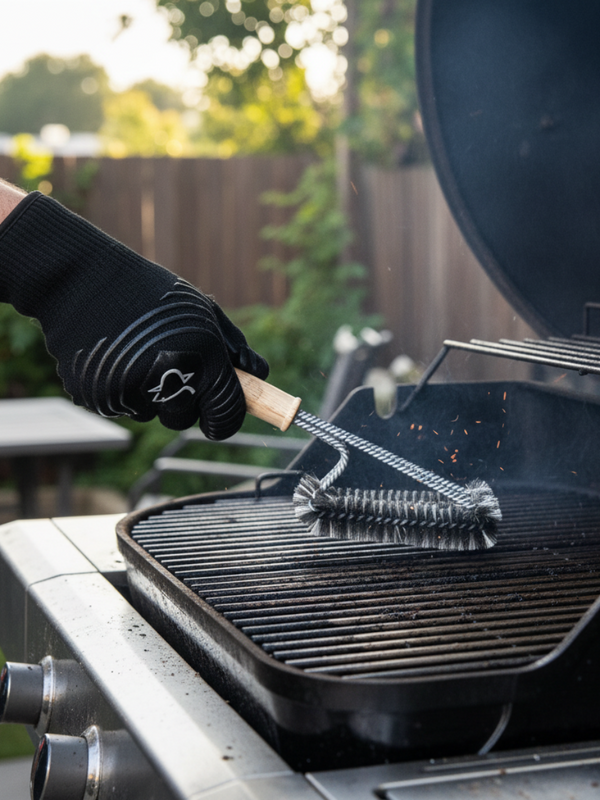 Grillreinigung und -wartung