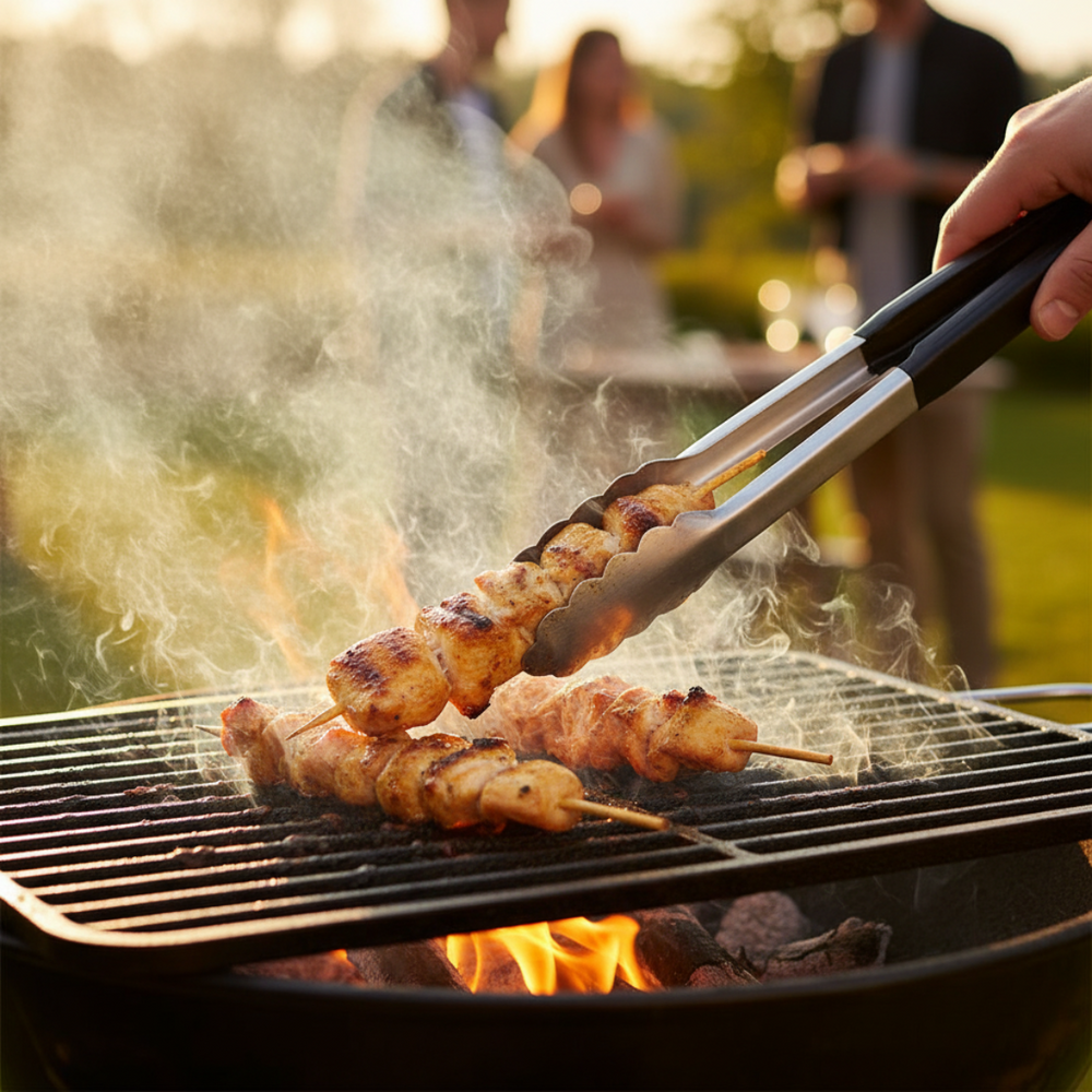 Cookinglife Grillzange aus Edelstahl, 24 cm
